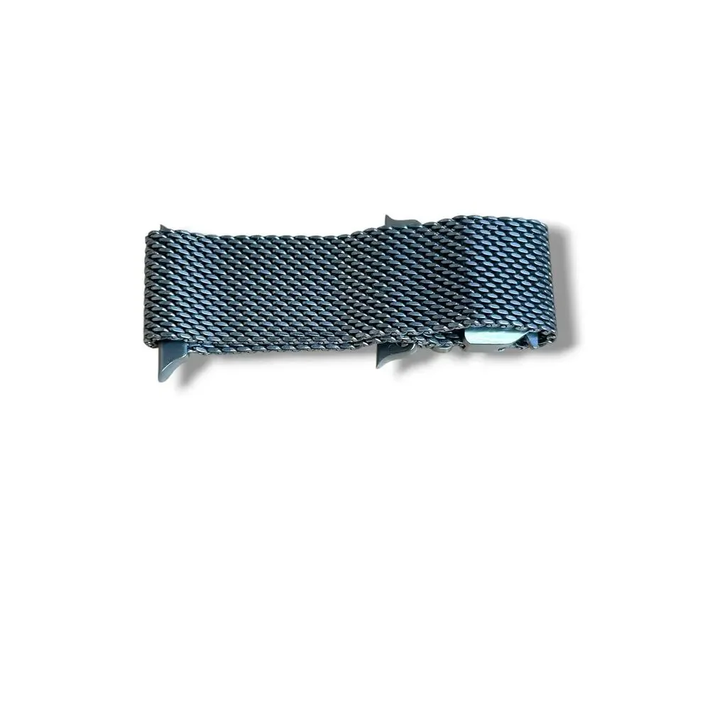 Silver Tone Metal Mesh Milanese Loop Watch Band For Apple Watch 49mm 45mm 46mm